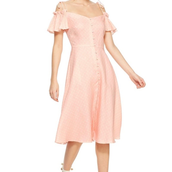 ❗️SOLD❗️Gal Meets Glam "Colleen" Dress Candy Ecru - Picture 4 of 5